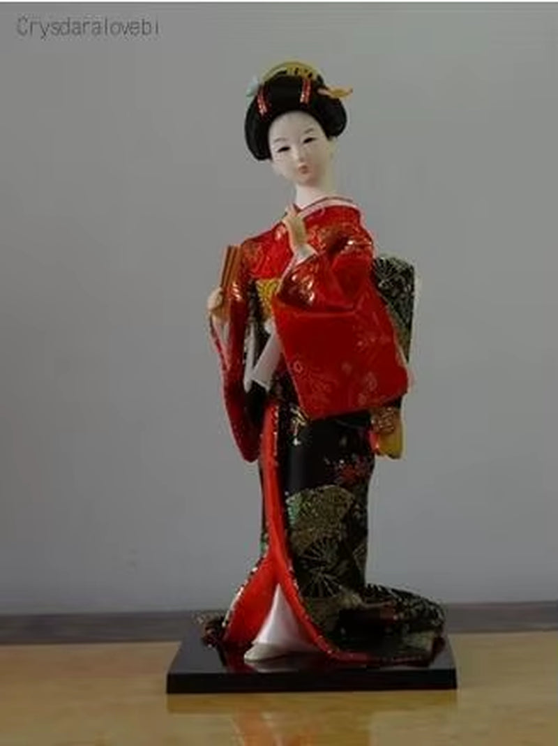 30Cm Statuette Ethnic Japanese Geisha Dolls Kimono Dolls Belle Girl Lady Collection Home Decoration Miniature Figurines