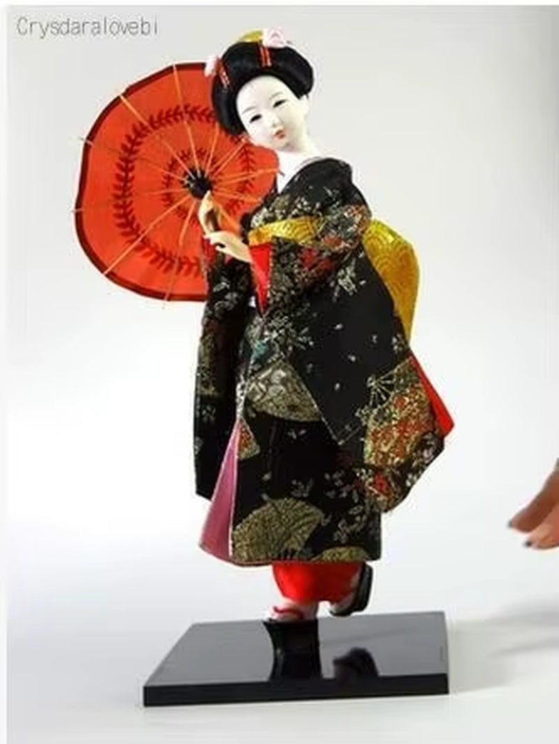 30Cm Statuette Ethnic Japanese Geisha Dolls Kimono Dolls Belle Girl Lady Collection Home Decoration Miniature Figurines