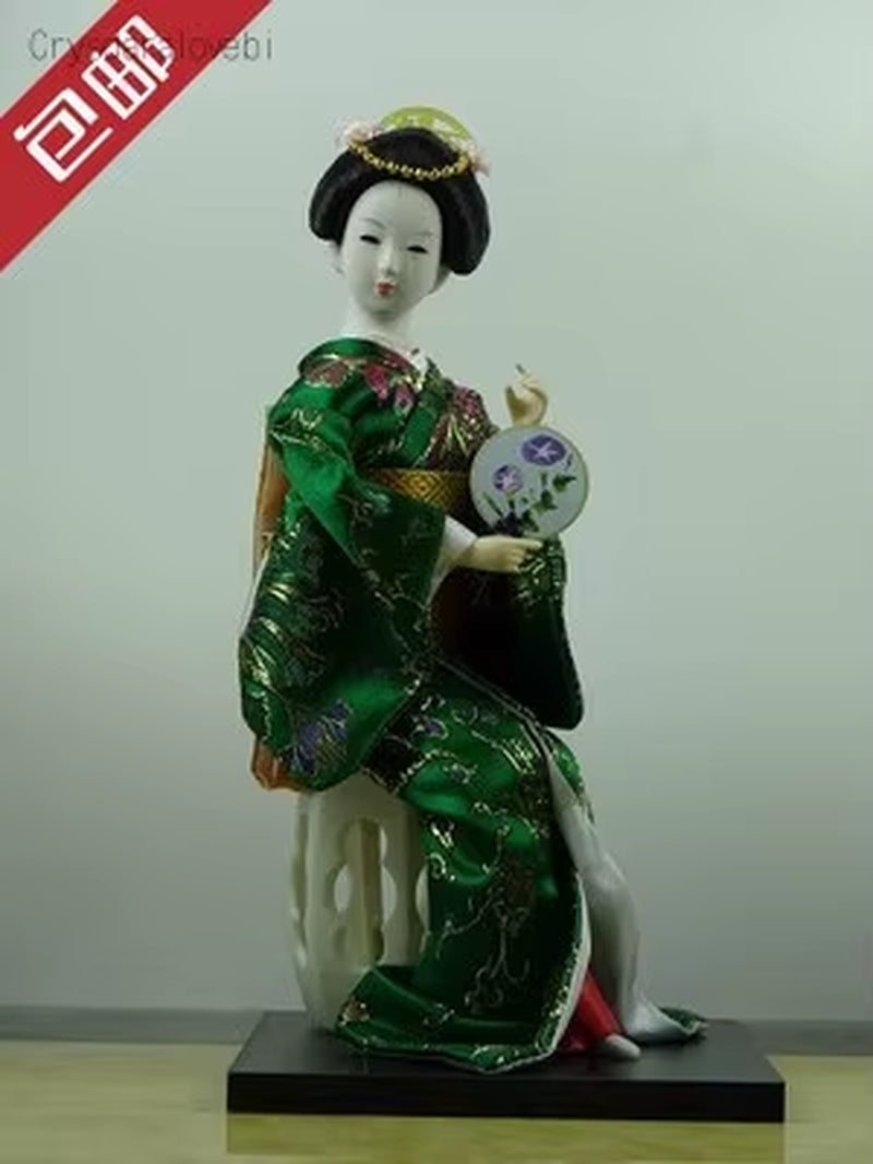 30Cm Statuette Ethnic Japanese Geisha Dolls Kimono Dolls Belle Girl Lady Collection Home Decoration Miniature Figurines