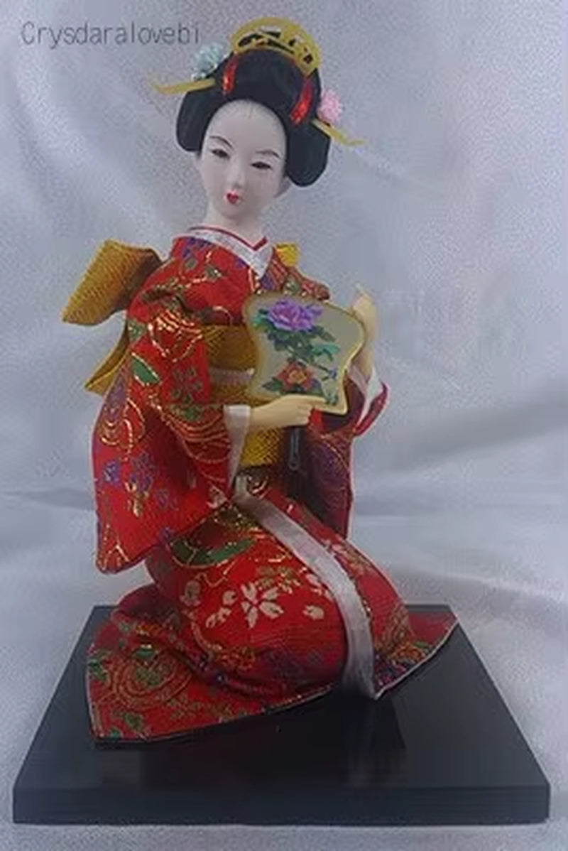 30Cm Statuette Ethnic Japanese Geisha Dolls Kimono Dolls Belle Girl Lady Collection Home Decoration Miniature Figurines