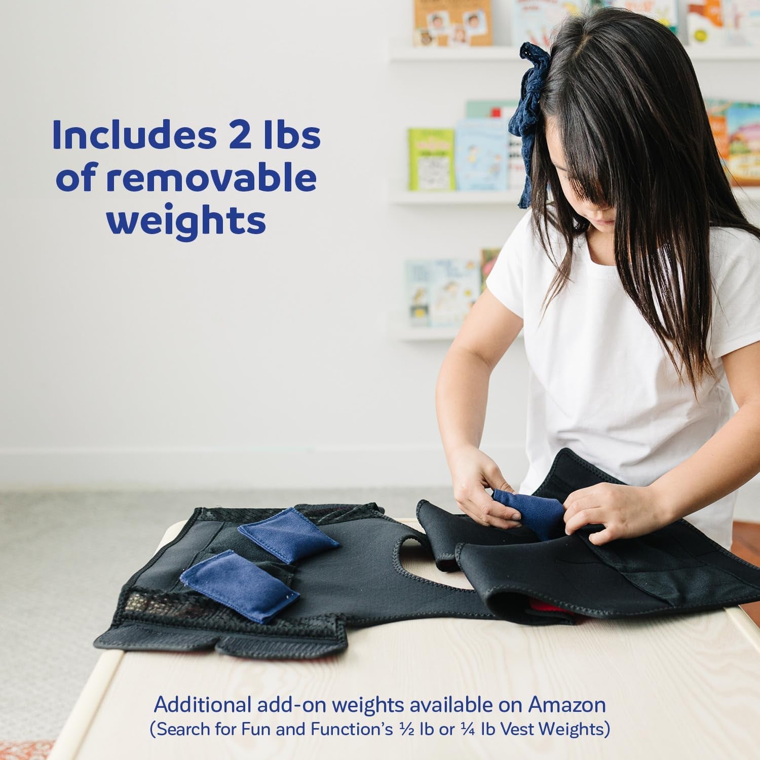 - Red Weighted Compression Vest for Kids & Adults - Calming Sensory Compression Vest for Kids - Weighted Vest for Sensory Needs - Toddlers, Kids, Teens & Adults Sizing