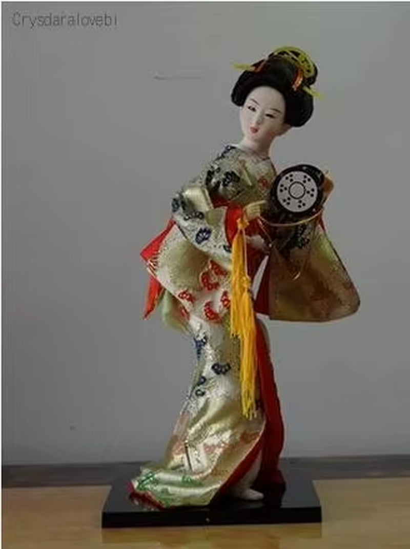 30Cm Statuette Ethnic Japanese Geisha Dolls Kimono Dolls Belle Girl Lady Collection Home Decoration Miniature Figurines