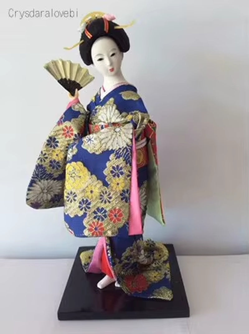 30Cm Statuette Ethnic Japanese Geisha Dolls Kimono Dolls Belle Girl Lady Collection Home Decoration Miniature Figurines