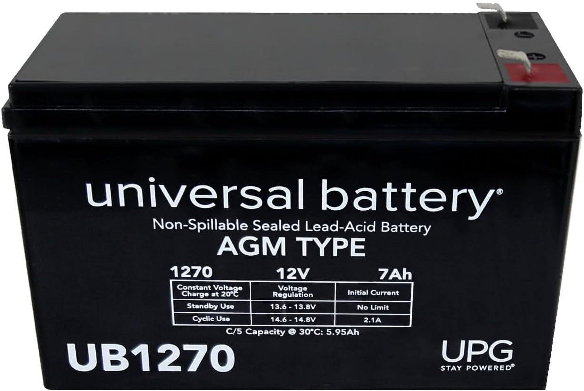 UB1270 SLA 12V Automotive Battery, for Electric Vehicles