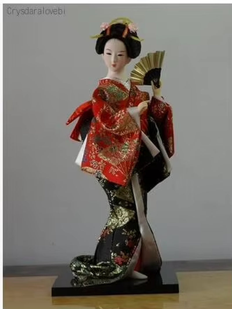 30Cm Statuette Ethnic Japanese Geisha Dolls Kimono Dolls Belle Girl Lady Collection Home Decoration Miniature Figurines