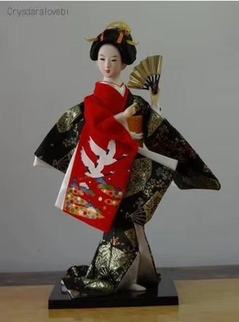 30Cm Statuette Ethnic Japanese Geisha Dolls Kimono Dolls Belle Girl Lady Collection Home Decoration Miniature Figurines