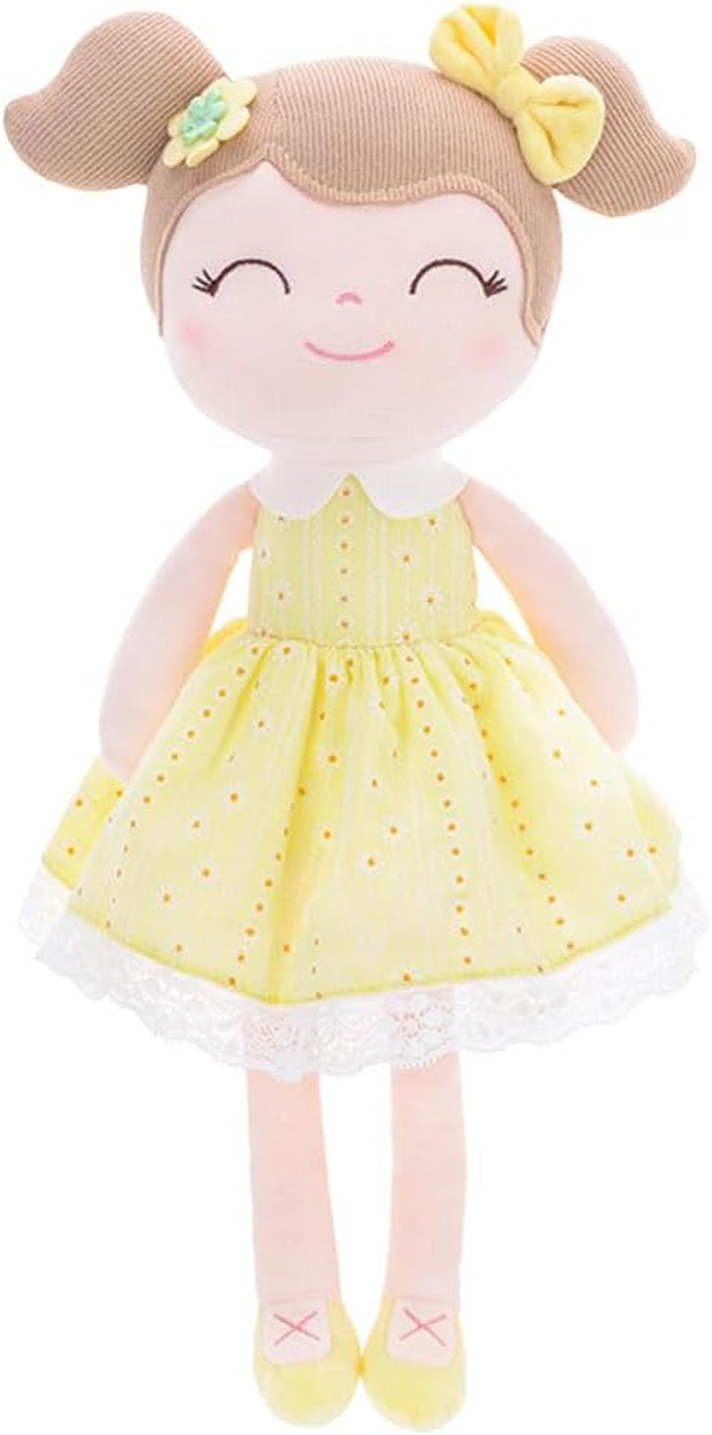 Baby Doll Baby Girl Gifts Plush Snuggle Dolls Soft Toys Yellow 16"