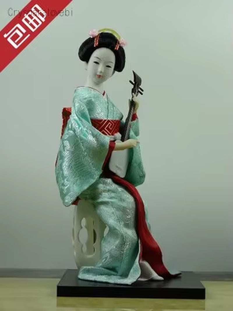 30Cm Statuette Ethnic Japanese Geisha Dolls Kimono Dolls Belle Girl Lady Collection Home Decoration Miniature Figurines