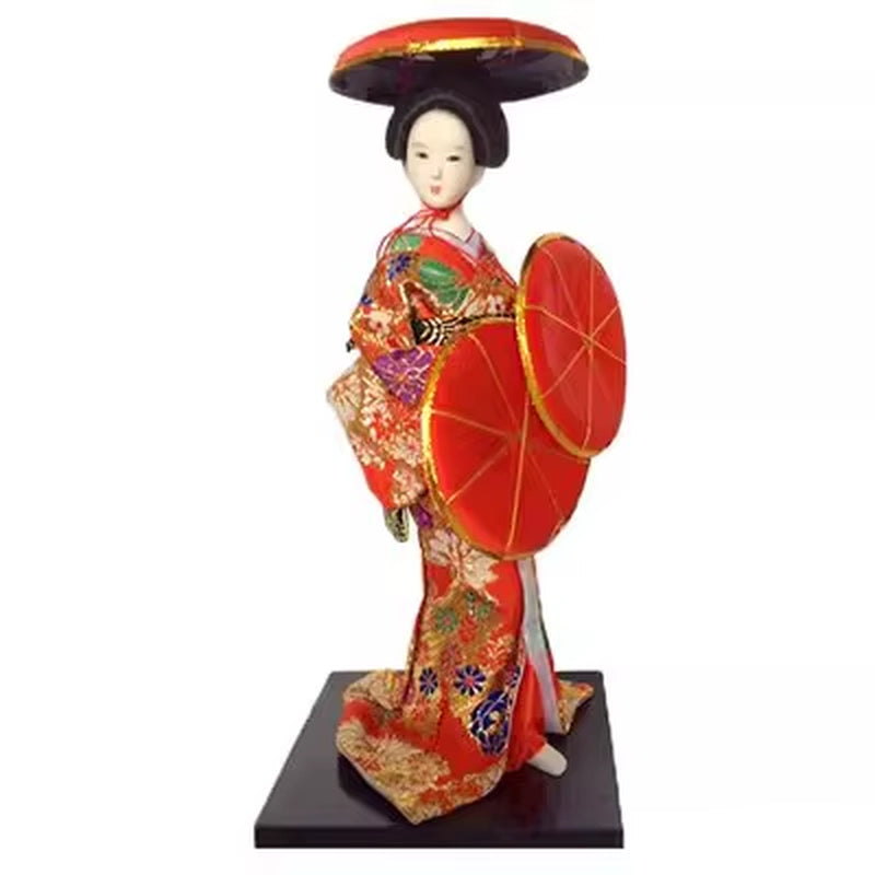 30Cm Statuette Ethnic Japanese Geisha Dolls Kimono Dolls Belle Girl Lady Collection Home Decoration Miniature Figurines