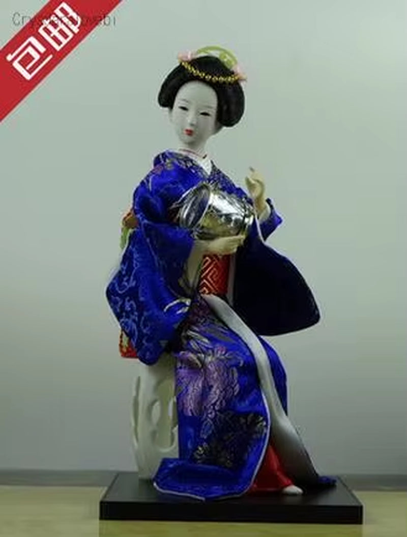 30Cm Statuette Ethnic Japanese Geisha Dolls Kimono Dolls Belle Girl Lady Collection Home Decoration Miniature Figurines