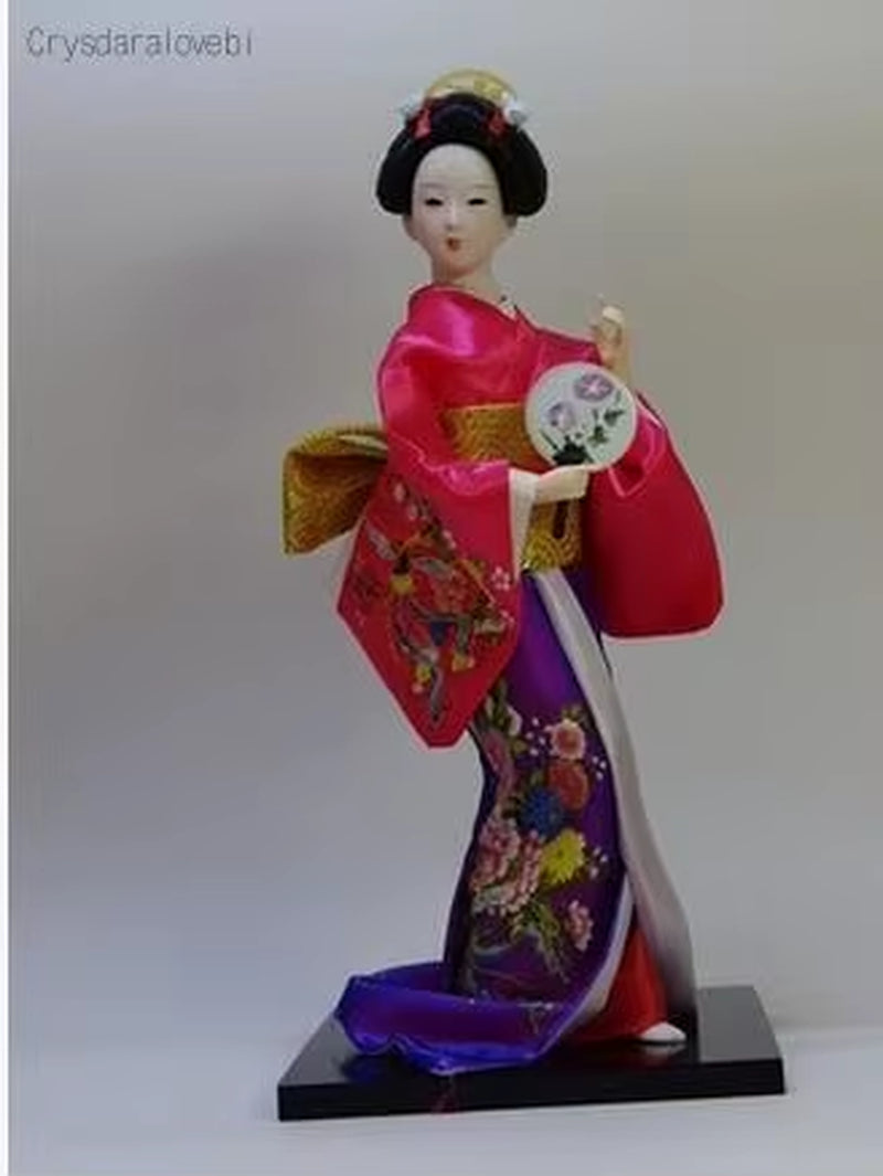 30Cm Statuette Ethnic Japanese Geisha Dolls Kimono Dolls Belle Girl Lady Collection Home Decoration Miniature Figurines