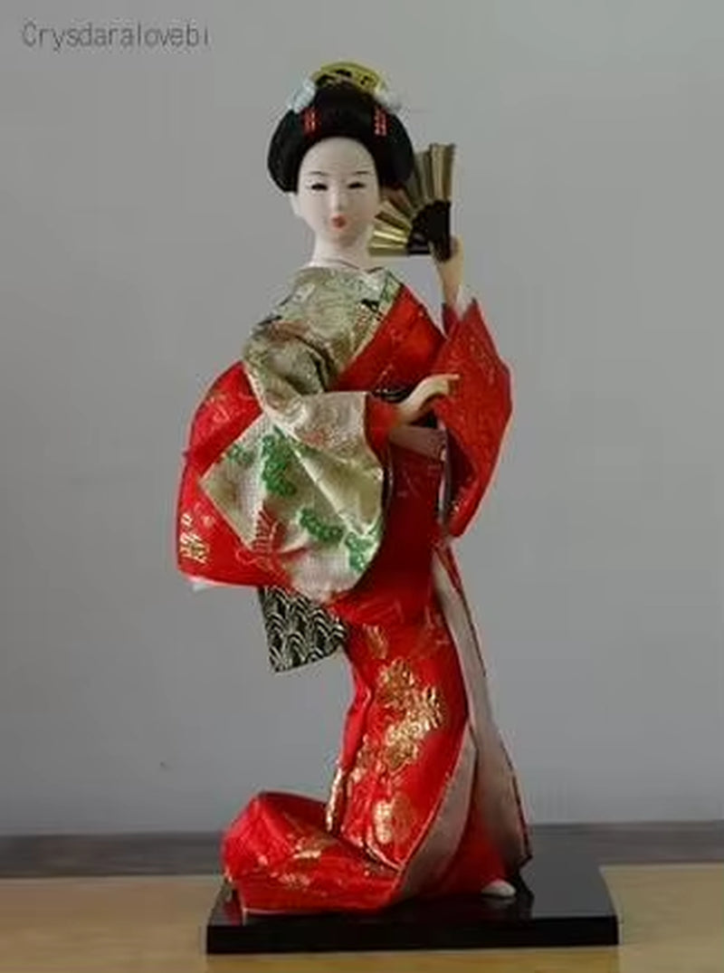 30Cm Statuette Ethnic Japanese Geisha Dolls Kimono Dolls Belle Girl Lady Collection Home Decoration Miniature Figurines