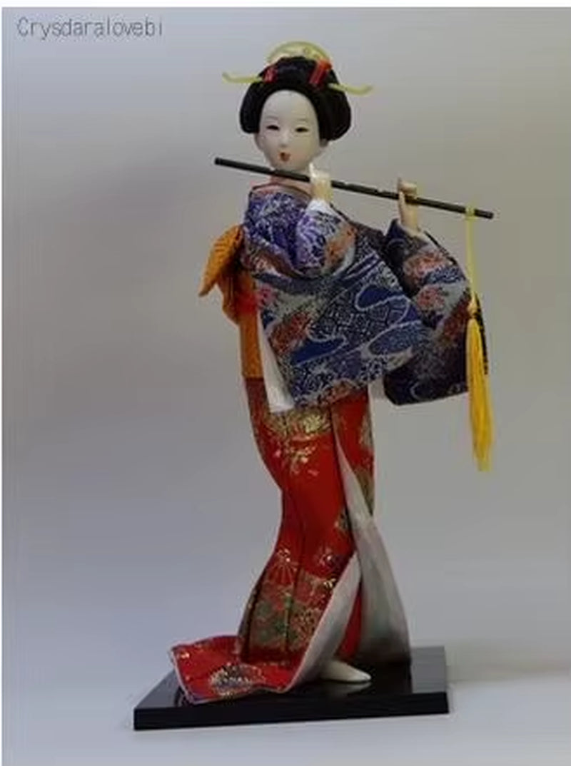 30Cm Statuette Ethnic Japanese Geisha Dolls Kimono Dolls Belle Girl Lady Collection Home Decoration Miniature Figurines