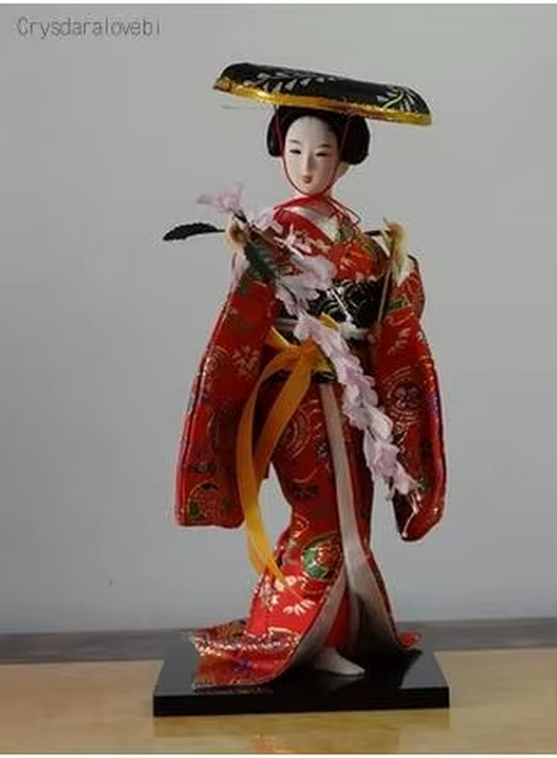 30Cm Statuette Ethnic Japanese Geisha Dolls Kimono Dolls Belle Girl Lady Collection Home Decoration Miniature Figurines