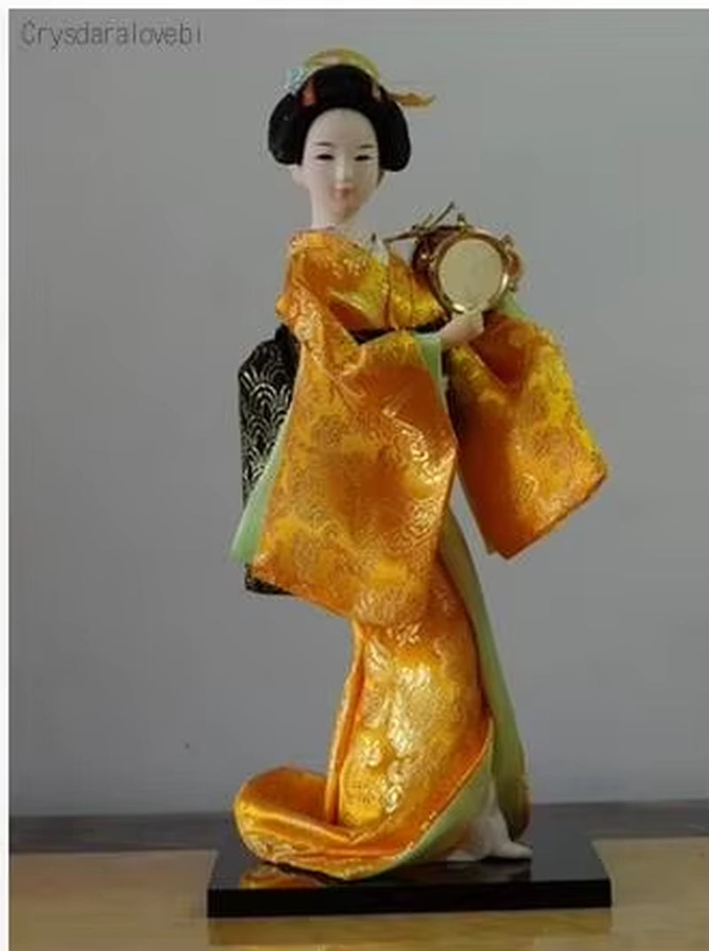 30Cm Statuette Ethnic Japanese Geisha Dolls Kimono Dolls Belle Girl Lady Collection Home Decoration Miniature Figurines