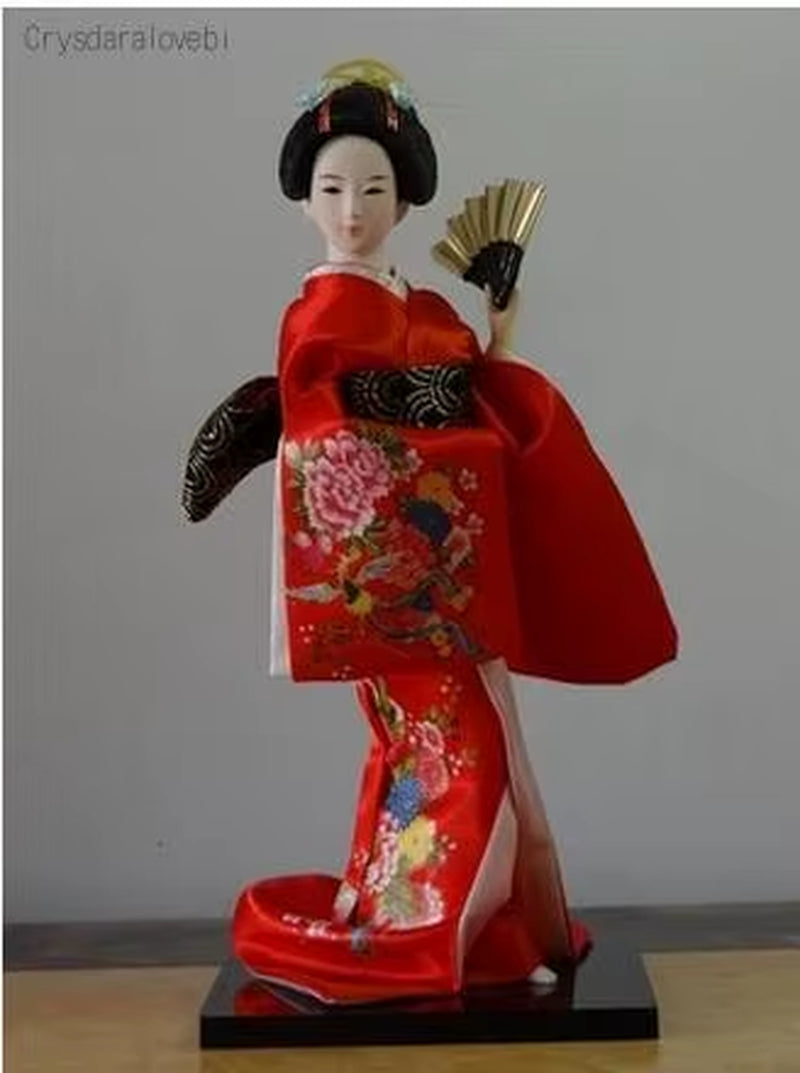 30Cm Statuette Ethnic Japanese Geisha Dolls Kimono Dolls Belle Girl Lady Collection Home Decoration Miniature Figurines