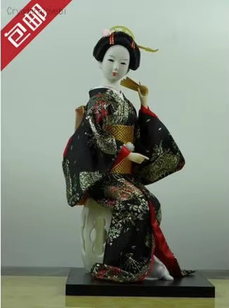 30Cm Statuette Ethnic Japanese Geisha Dolls Kimono Dolls Belle Girl Lady Collection Home Decoration Miniature Figurines