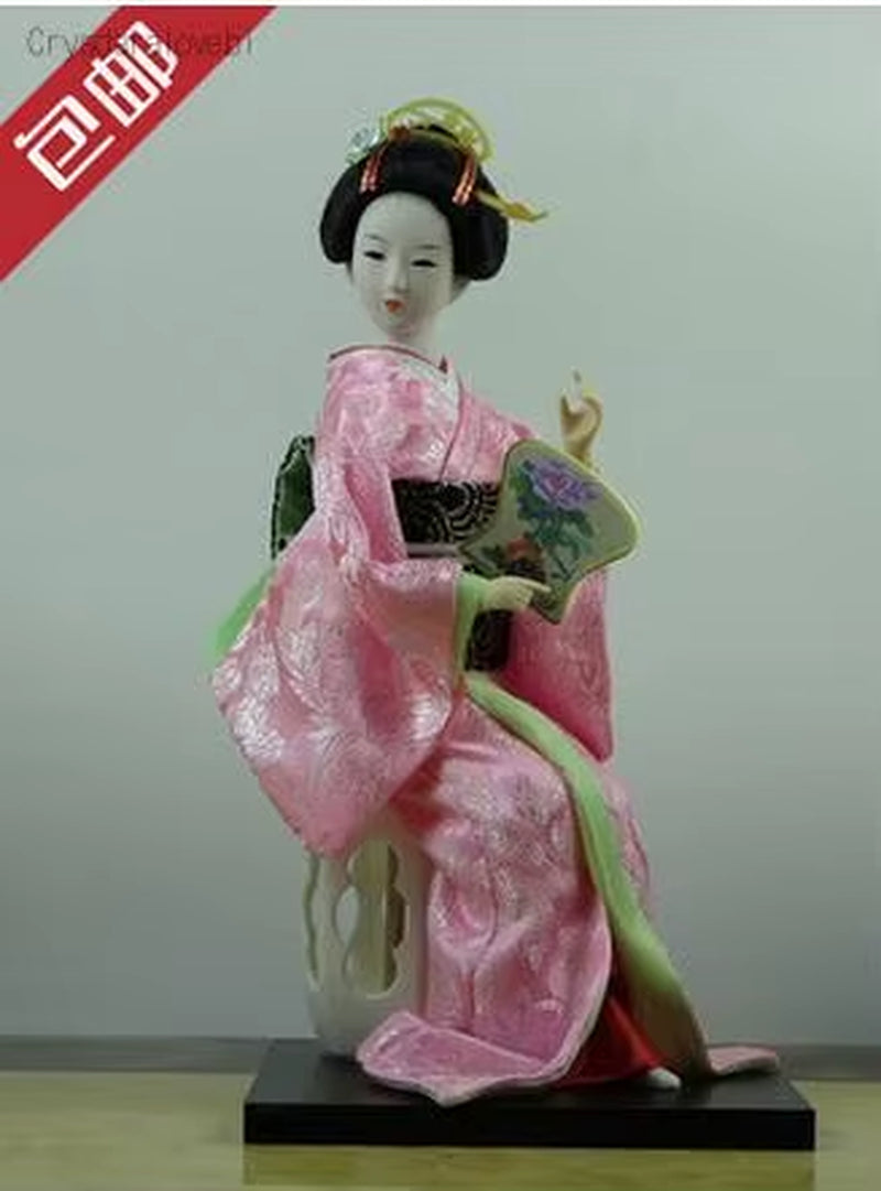 30Cm Statuette Ethnic Japanese Geisha Dolls Kimono Dolls Belle Girl Lady Collection Home Decoration Miniature Figurines