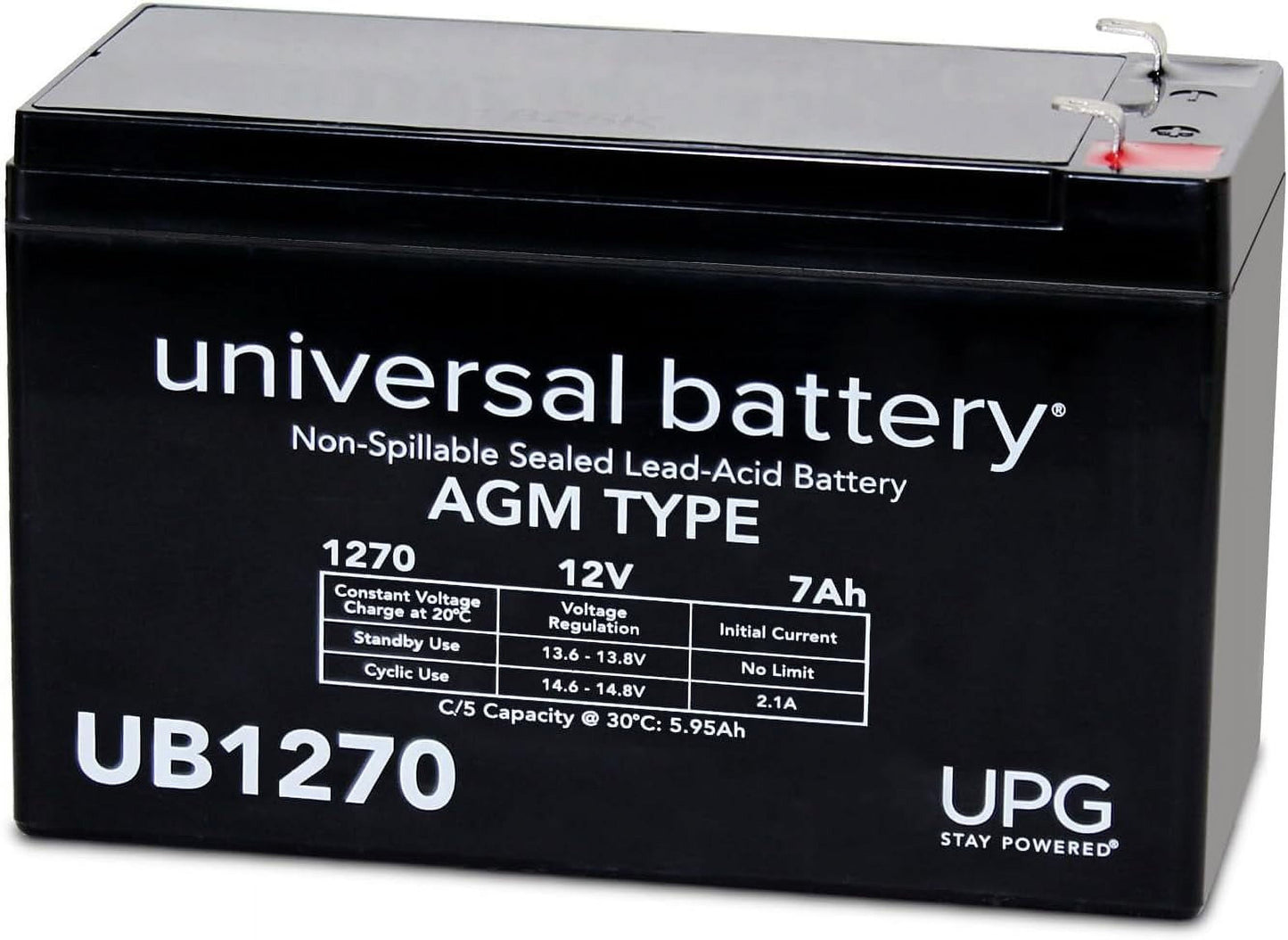 UB1270 SLA 12V Automotive Battery, for Electric Vehicles