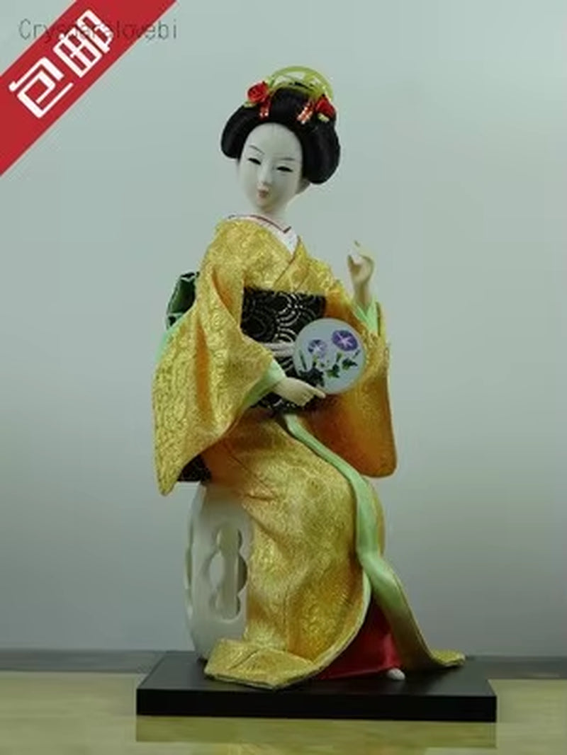 30Cm Statuette Ethnic Japanese Geisha Dolls Kimono Dolls Belle Girl Lady Collection Home Decoration Miniature Figurines