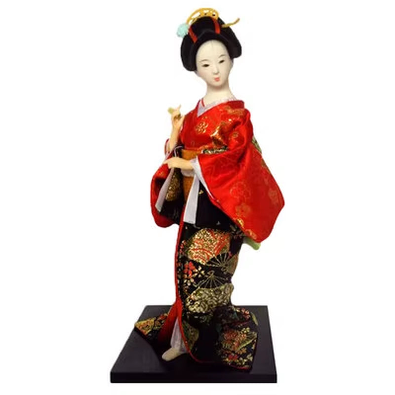 30Cm Statuette Ethnic Japanese Geisha Dolls Kimono Dolls Belle Girl Lady Collection Home Decoration Miniature Figurines