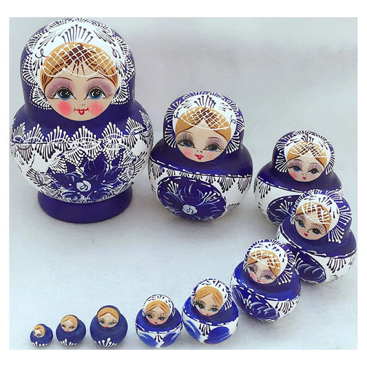 Russian Nesting Dolls, Satinwood, 272.63 G