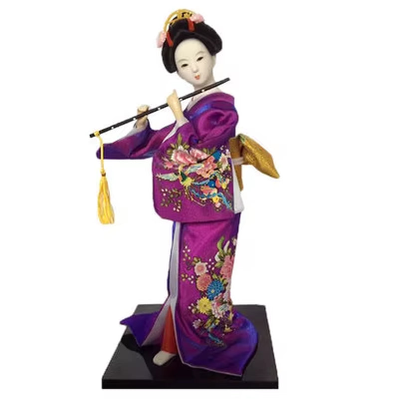 30Cm Statuette Ethnic Japanese Geisha Dolls Kimono Dolls Belle Girl Lady Collection Home Decoration Miniature Figurines