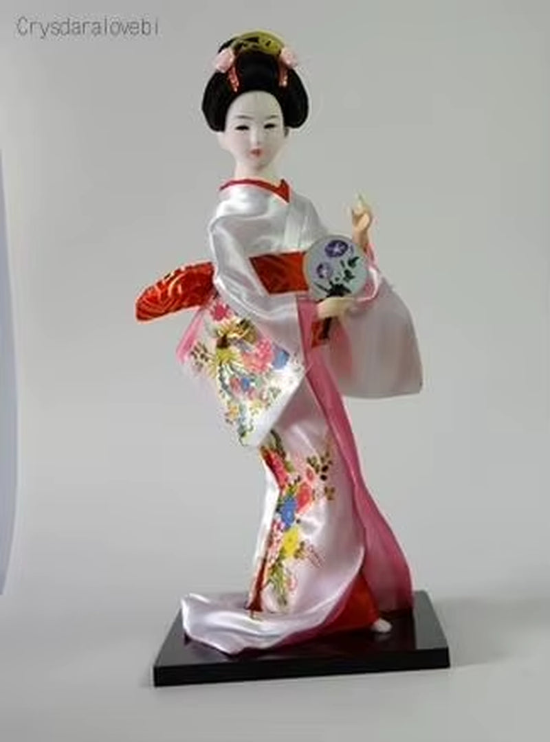 30Cm Statuette Ethnic Japanese Geisha Dolls Kimono Dolls Belle Girl Lady Collection Home Decoration Miniature Figurines