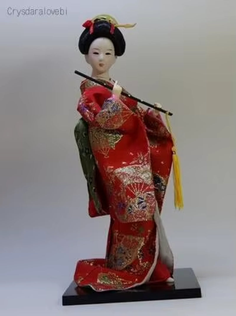 30Cm Statuette Ethnic Japanese Geisha Dolls Kimono Dolls Belle Girl Lady Collection Home Decoration Miniature Figurines