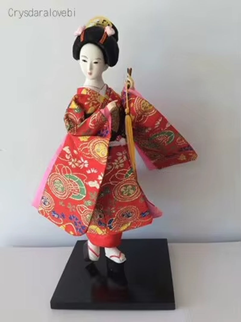 30Cm Statuette Ethnic Japanese Geisha Dolls Kimono Dolls Belle Girl Lady Collection Home Decoration Miniature Figurines