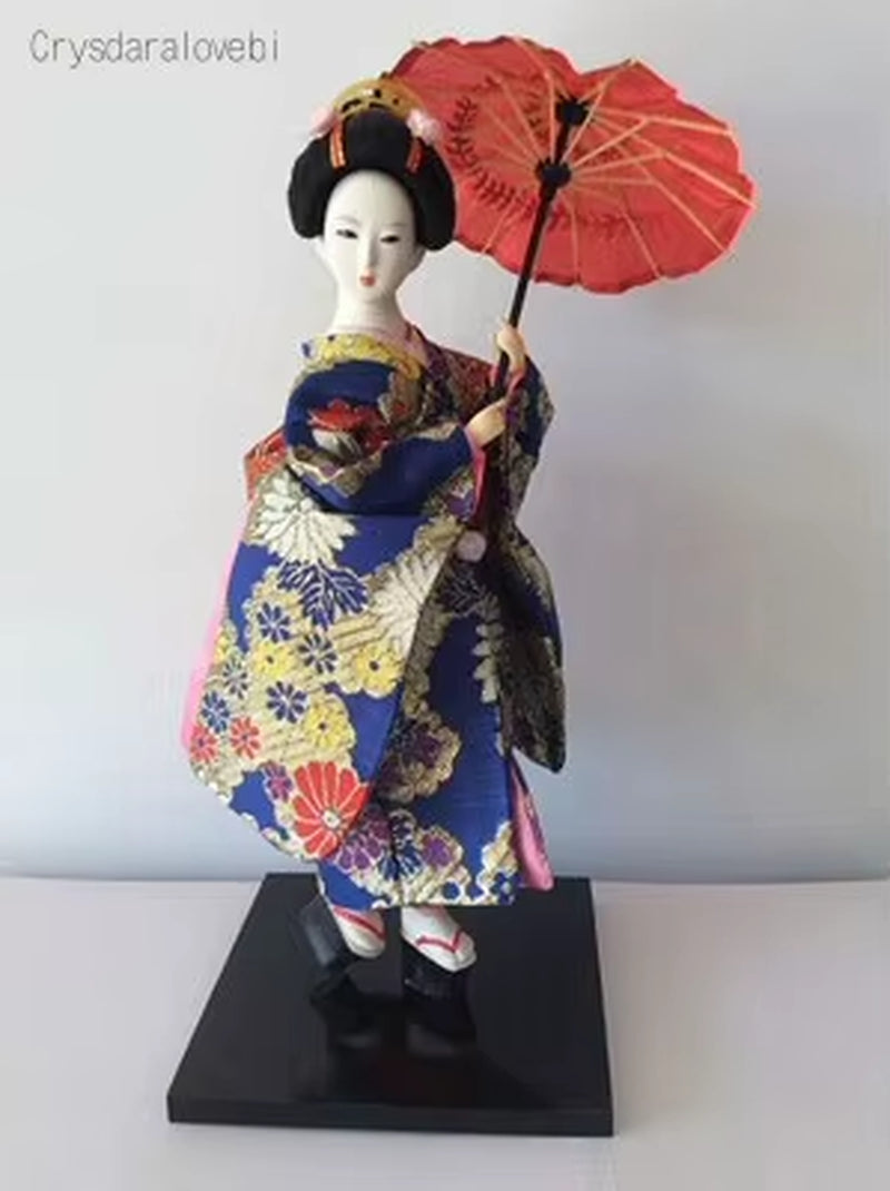 30Cm Statuette Ethnic Japanese Geisha Dolls Kimono Dolls Belle Girl Lady Collection Home Decoration Miniature Figurines