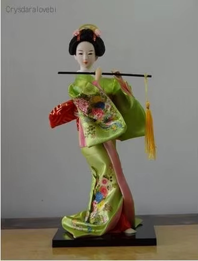 30Cm Statuette Ethnic Japanese Geisha Dolls Kimono Dolls Belle Girl Lady Collection Home Decoration Miniature Figurines