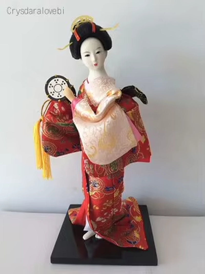 30Cm Statuette Ethnic Japanese Geisha Dolls Kimono Dolls Belle Girl Lady Collection Home Decoration Miniature Figurines