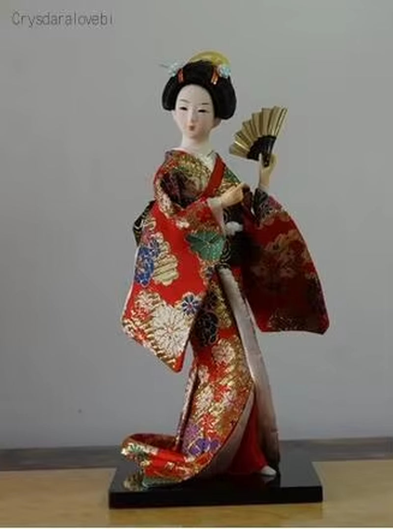 30Cm Statuette Ethnic Japanese Geisha Dolls Kimono Dolls Belle Girl Lady Collection Home Decoration Miniature Figurines