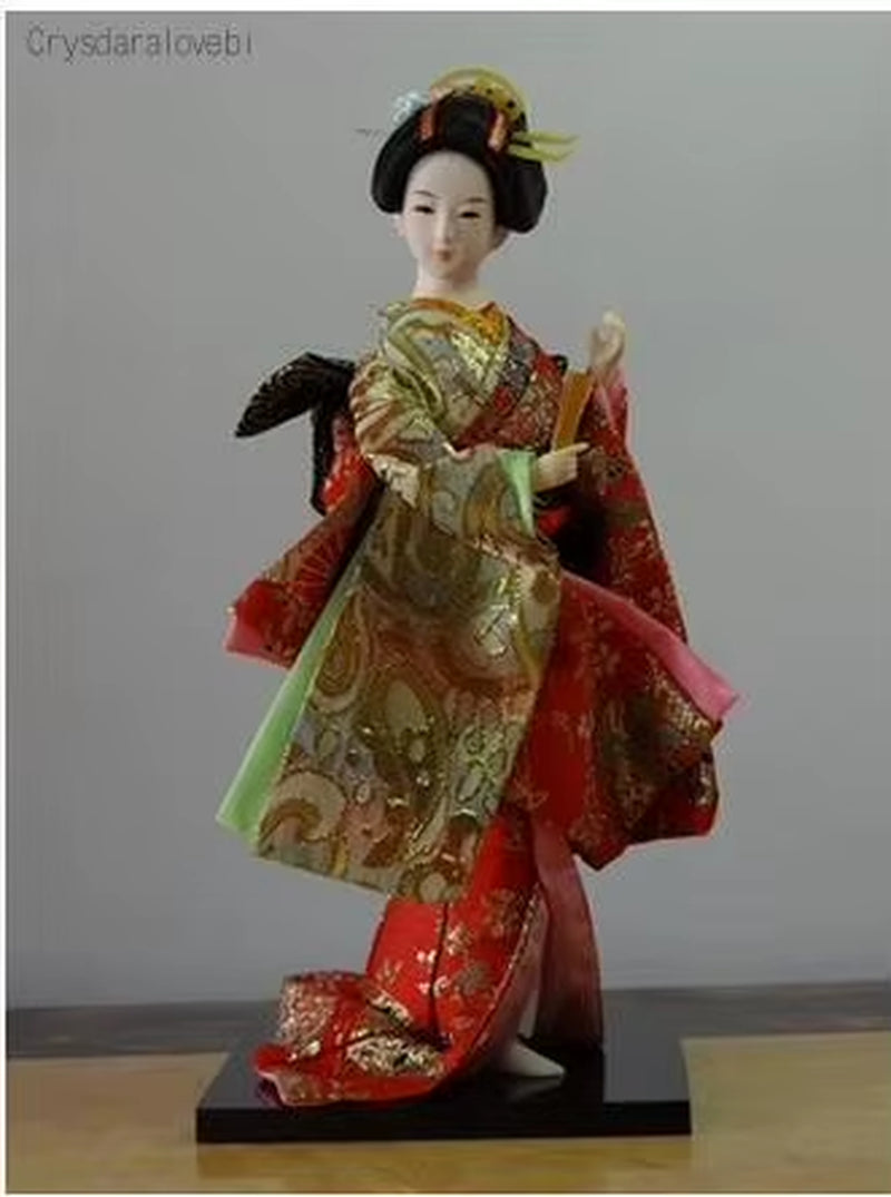 30Cm Statuette Ethnic Japanese Geisha Dolls Kimono Dolls Belle Girl Lady Collection Home Decoration Miniature Figurines